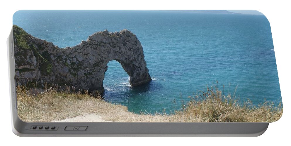 Durdle Door Portable Battery Charger featuring the photograph Durdle Door Photo 3 by Julia Woodman