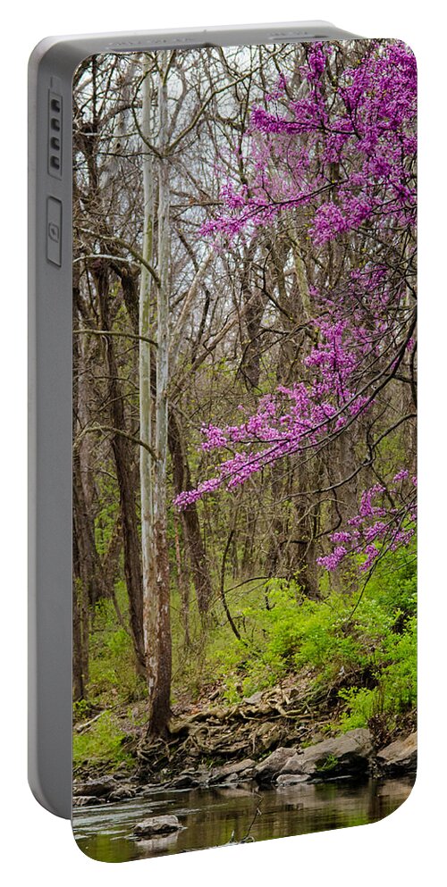 Nature Portable Battery Charger featuring the photograph Early Spring on Mill Creek by Jeff Phillippi