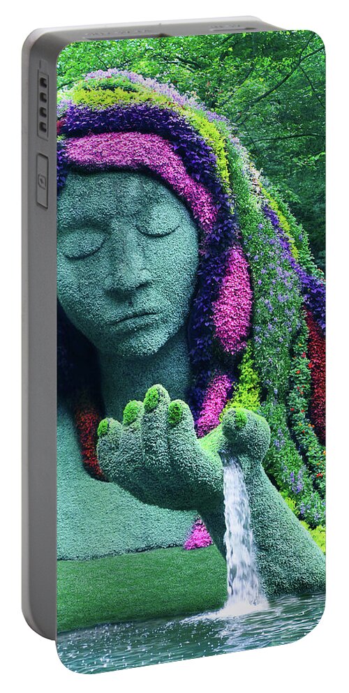 Earth Portable Battery Charger featuring the photograph Earth Goddess by Iryna Goodall
