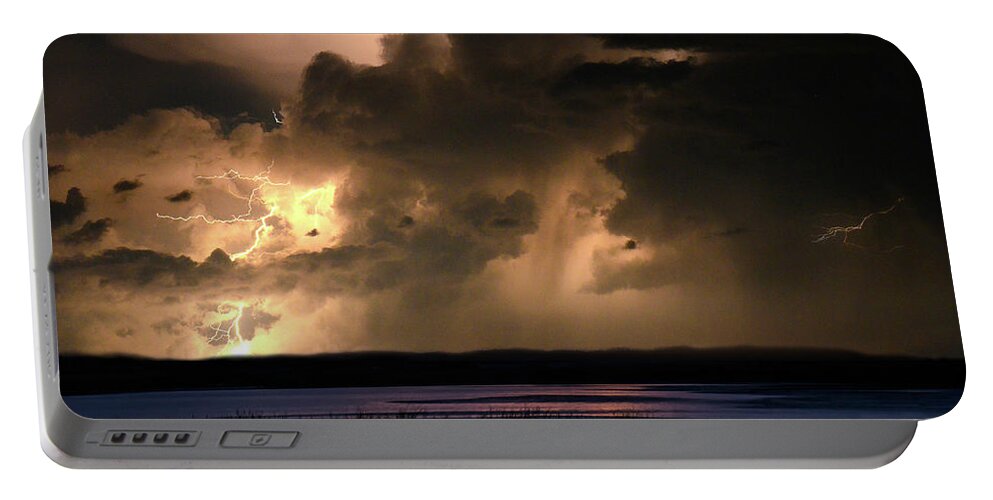 Wild Weather Portable Battery Charger featuring the photograph Earth is a Spectacular Place to Visit by Bob Christopher