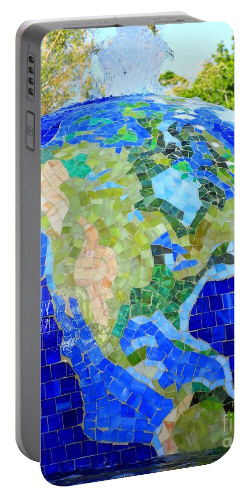 Earth Mosaic Portable Battery Charger featuring the photograph Earth Mosaic 1 by Randall Weidner