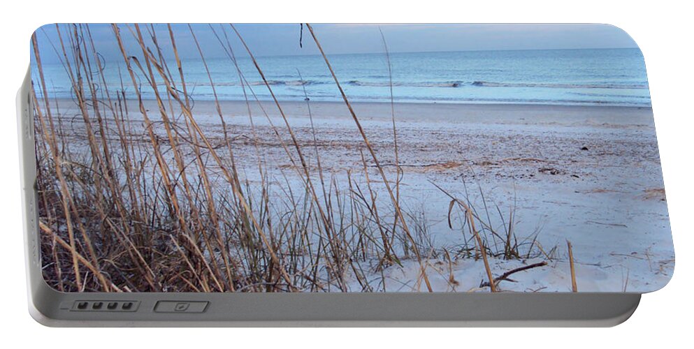 Beach Portable Battery Charger featuring the photograph East Coast Morning by Mary Anne Delgado