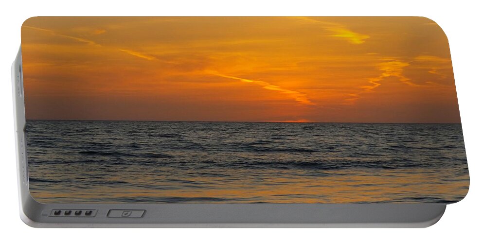 Sunset Portable Battery Charger featuring the photograph Easter Sunset by Julie Pappas