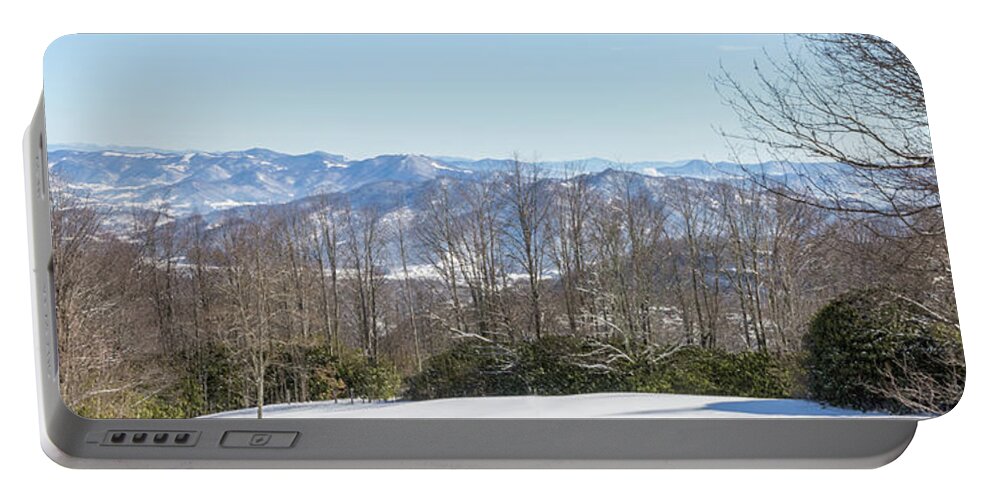 Snowscape Portable Battery Charger featuring the photograph Easterly Winter View by D K Wall