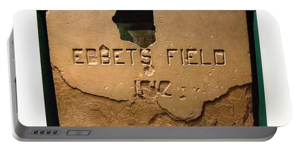 Baseball Hall Of Fame Portable Battery Charger featuring the photograph Ebbets Field by Greg Fortier