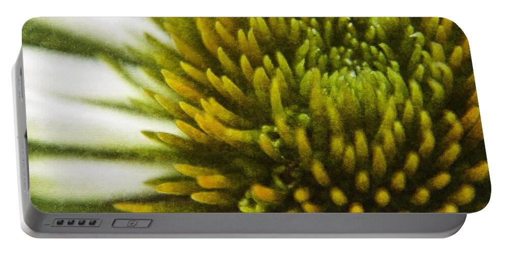 Echinacea Portable Battery Charger featuring the digital art Echinacea by Teresa Mucha