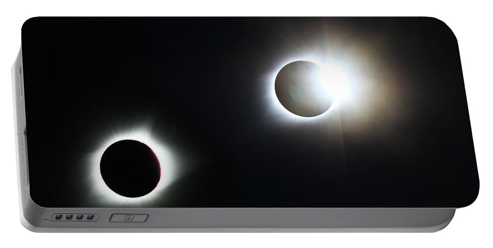 Sun Portable Battery Charger featuring the photograph Totality Awesome by Christopher McKenzie