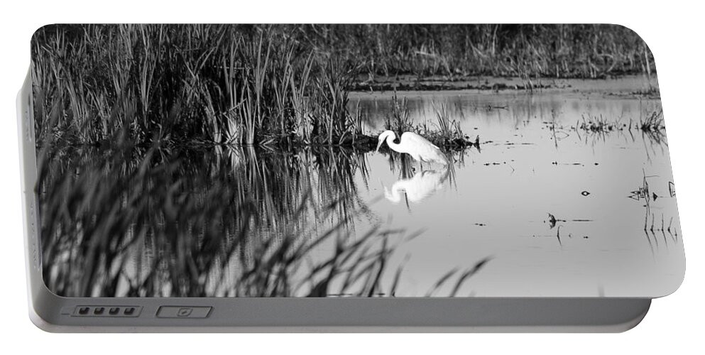 Bird Portable Battery Charger featuring the photograph Egret - Horicon Marsh - Wisconsin by Steven Ralser
