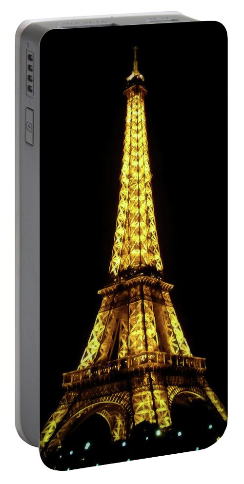 Eiffel Tower Portable Battery Charger featuring the photograph Eiffel Tower by Athena Mckinzie