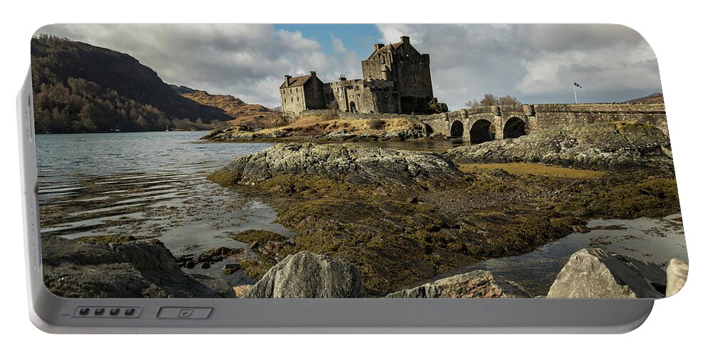 Eilean Donan Castle Portable Battery Charger featuring the photograph Eilean Donan Castle by Holly Ross