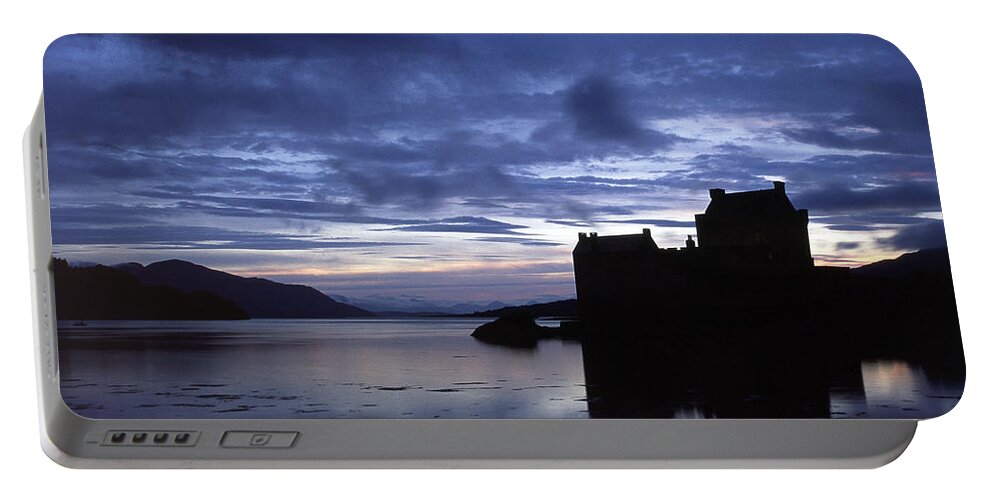 Eilean Donan Portable Battery Charger featuring the photograph Eilean Donan Castle over Loch Duich. by John Paul Cullen
