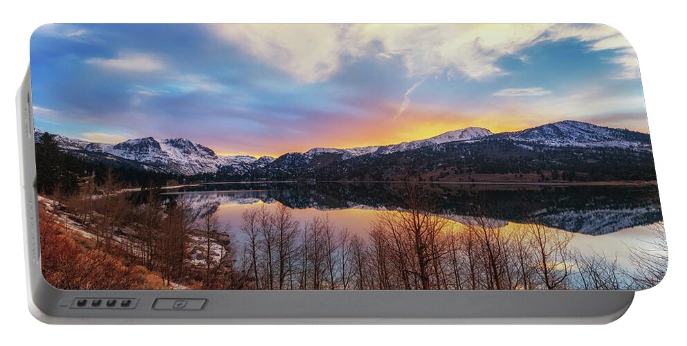 Eastern Sierra Portable Battery Charger featuring the photograph Elevated by Tassanee Angiolillo