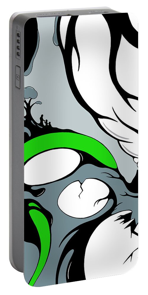 Female Portable Battery Charger featuring the digital art Elemental by Craig Tilley