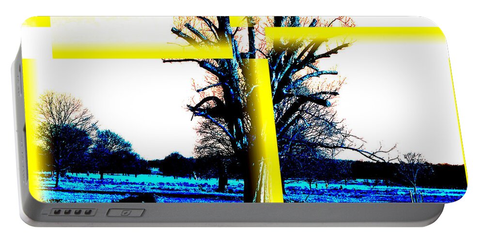 Photos' Landscapes' Abstract Portable Battery Charger featuring the photograph Elements 111 by The Lovelock experience