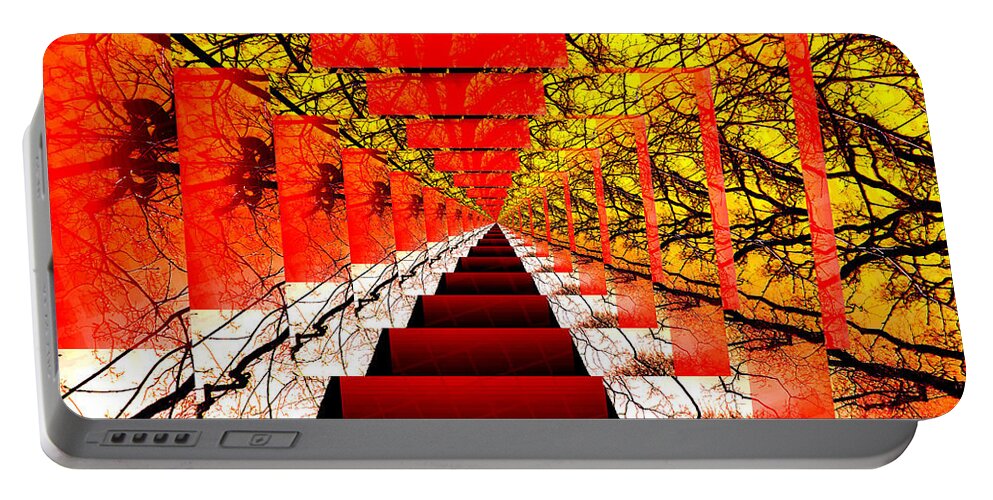 Photos' Landscapes' Abstract' Portable Battery Charger featuring the photograph Elements 115 by The Lovelock experience