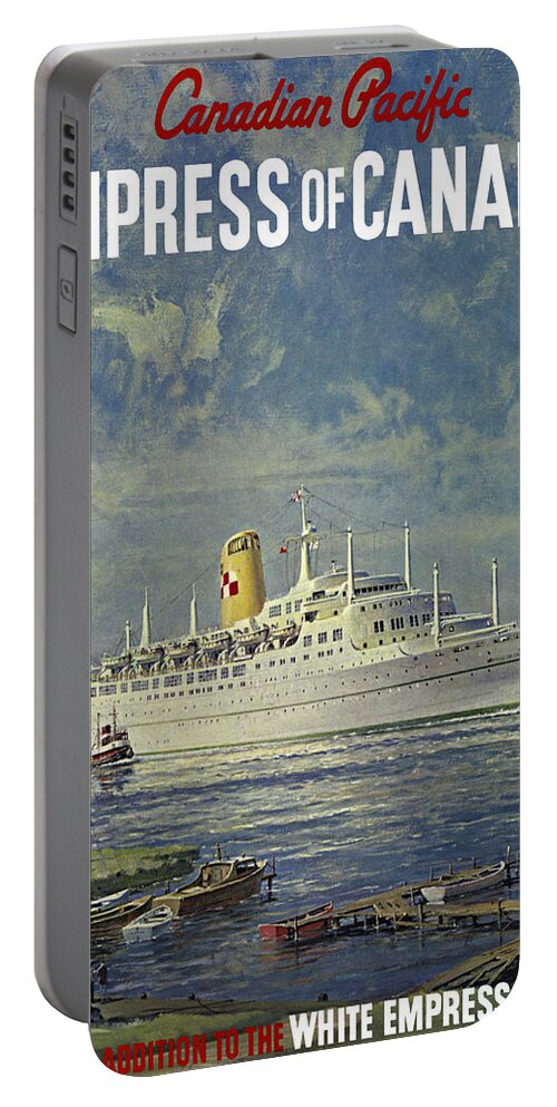 Empress Of Canada Portable Battery Charger featuring the photograph Empress Of Canada 1961 by Andrew Fare