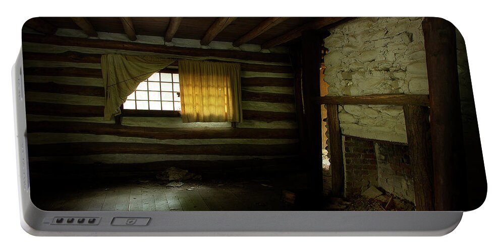 Abandoned Home Portable Battery Charger featuring the photograph Emptiness by Mike Eingle
