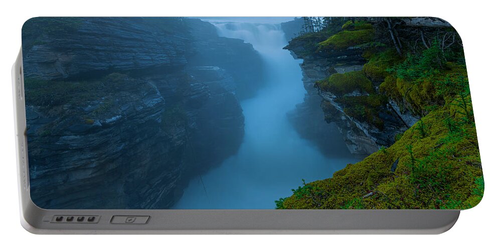 Canada Portable Battery Charger featuring the photograph Enchanting Mist by Dustin LeFevre