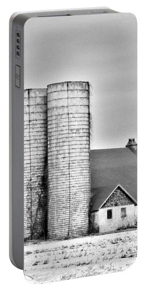 Farm Portable Battery Charger featuring the photograph End of an Era by Kim Bemis