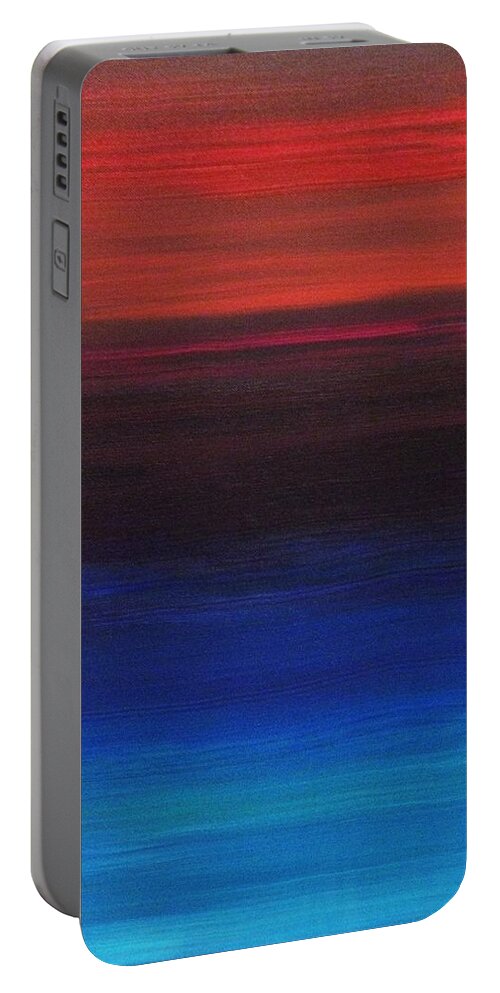 Original Portable Battery Charger featuring the painting Endless by Todd Hoover