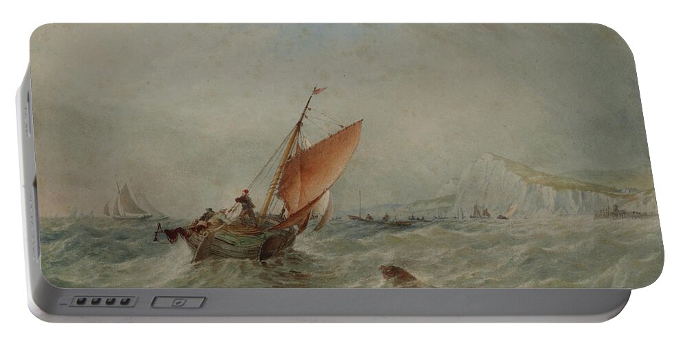 Marine Portable Battery Charger featuring the painting England by Thomas Robins