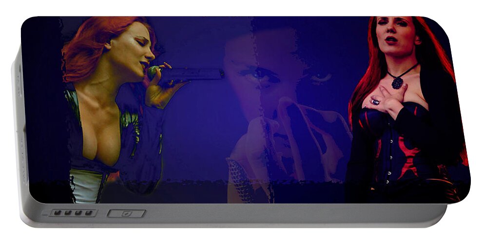 Epica Portable Battery Charger featuring the digital art Epica by Maye Loeser