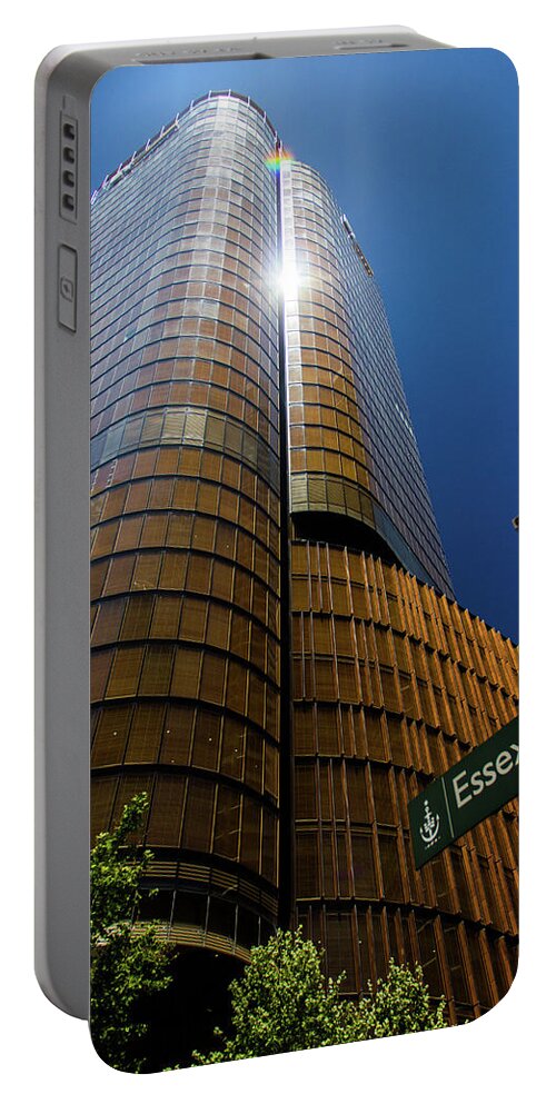 Australia Portable Battery Charger featuring the photograph Essex Street by Kenny Thomas