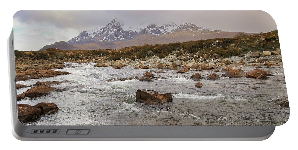 River Sligachan Portable Battery Charger featuring the photograph Eternal Beauty by Holly Ross
