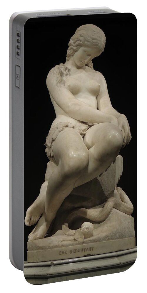 Eve Portable Battery Charger featuring the photograph Eve Repentant by Vincent Green