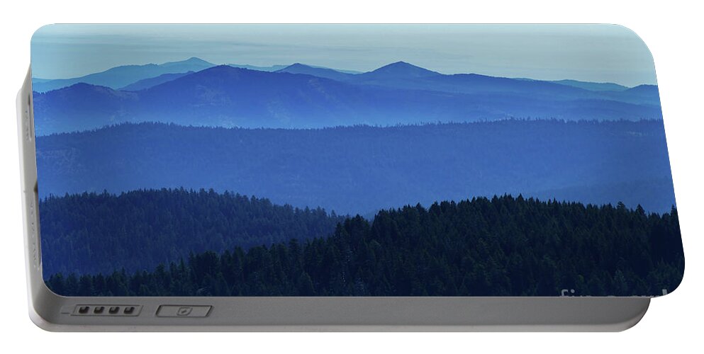 Ochoco Mountains Portable Battery Charger featuring the photograph Oregon Blues by Michele Penner