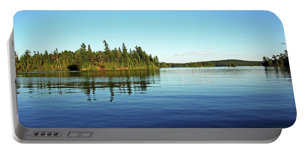 Cross Bay Portable Battery Charger featuring the photograph Evening On Cross Bay by Debbie Oppermann