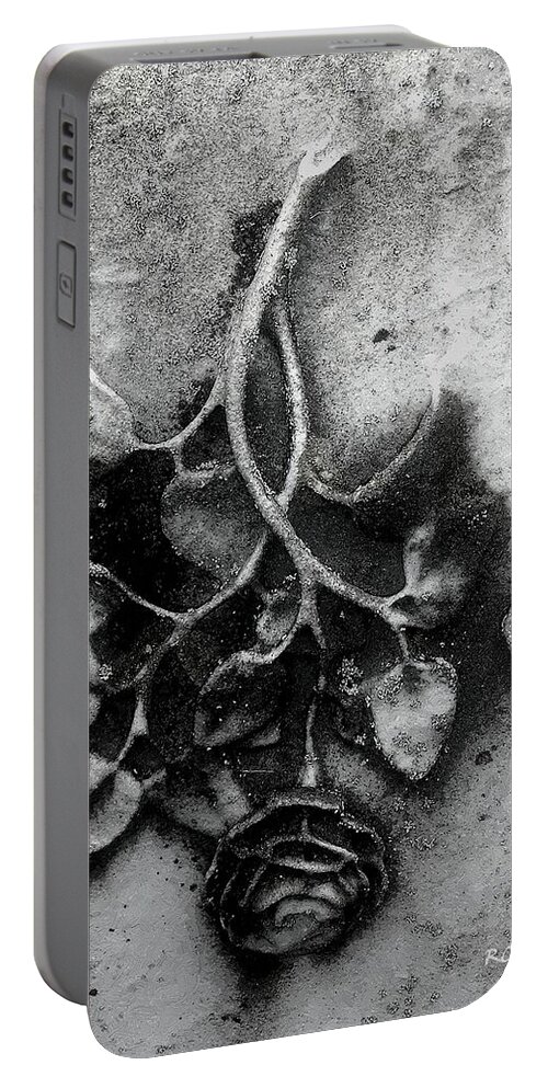 Antique Portable Battery Charger featuring the painting Everblooming by RC DeWinter