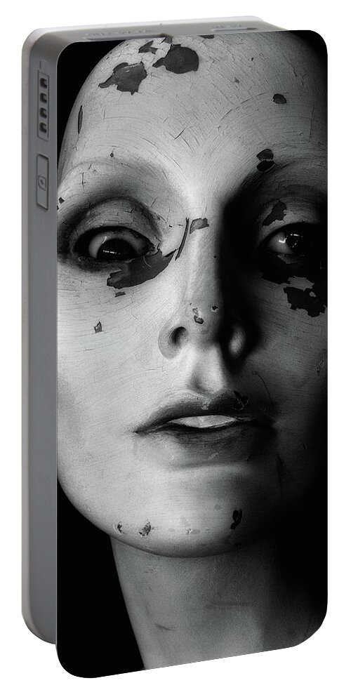 Newel Hunter Portable Battery Charger featuring the photograph Tired Eyes by Newel Hunter