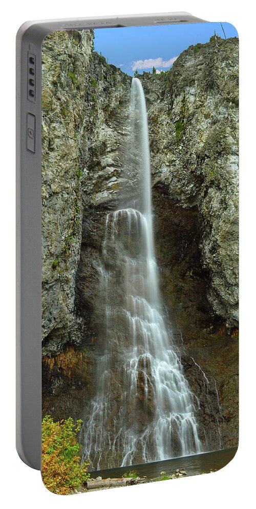 Fairy Falls Portable Battery Charger featuring the photograph Fairy Falls by Greg Norrell