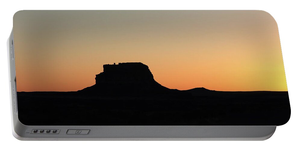 Fajada Butte Portable Battery Charger featuring the photograph Fajada Butte by David Diaz
