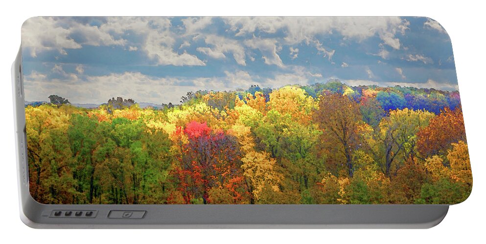 Health Care Portable Battery Charger featuring the photograph Fall at Shaw by David Coblitz