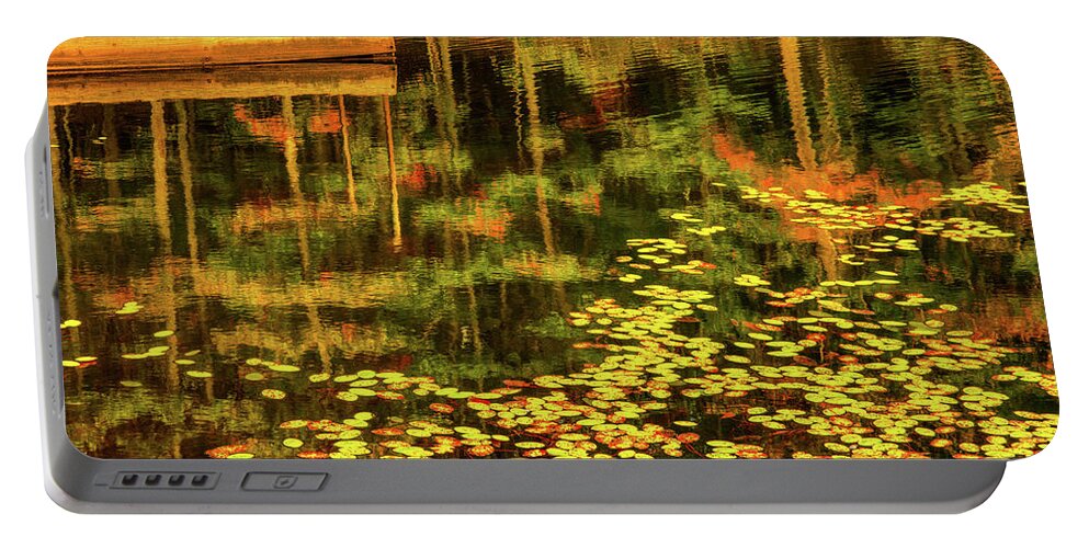 Autumn Portable Battery Charger featuring the photograph Fall Impressions by Rebecca Hiatt