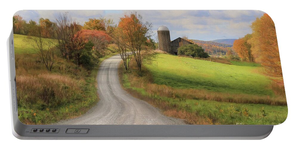 Fall Portable Battery Charger featuring the photograph Fall in Rural Pennsylvania by Lori Deiter