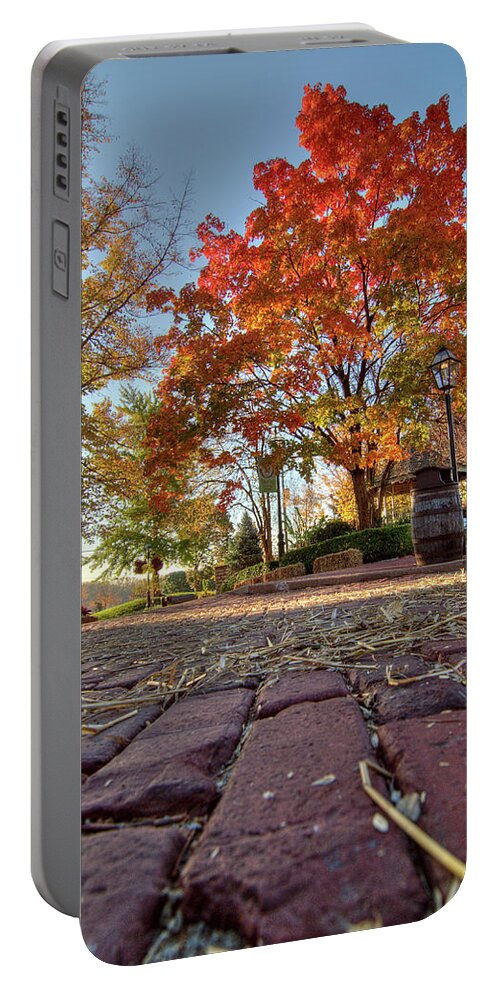 Missouri Portable Battery Charger featuring the photograph Fall Straw by Steve Stuller