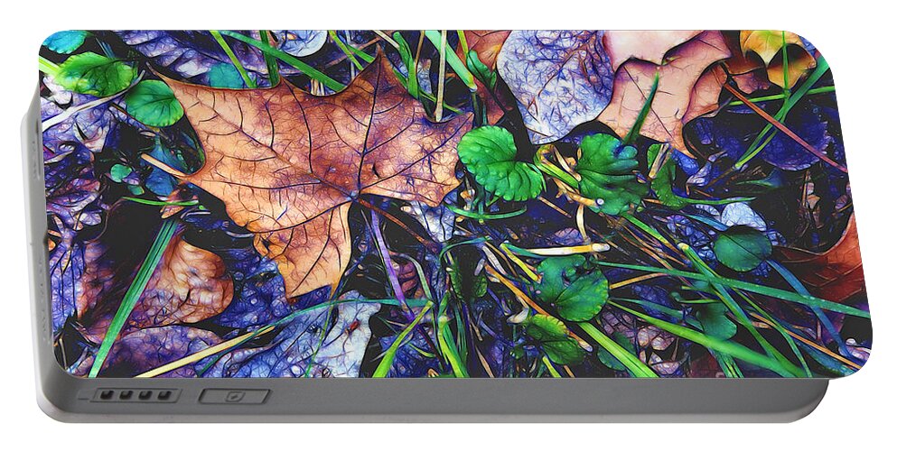 Oak Point Park Portable Battery Charger featuring the photograph Fallen #3 by Patti Schulze