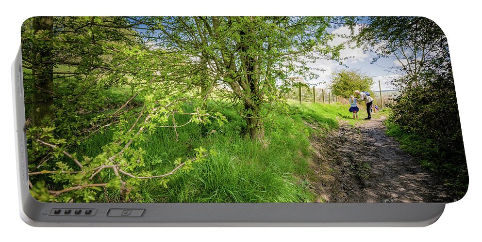 D90 Portable Battery Charger featuring the photograph Family walk in Riddlesden by Mariusz Talarek