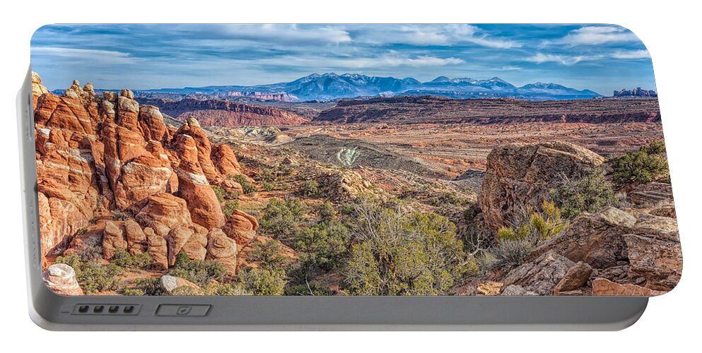 Landscape Portable Battery Charger featuring the photograph Far Horizon by John M Bailey