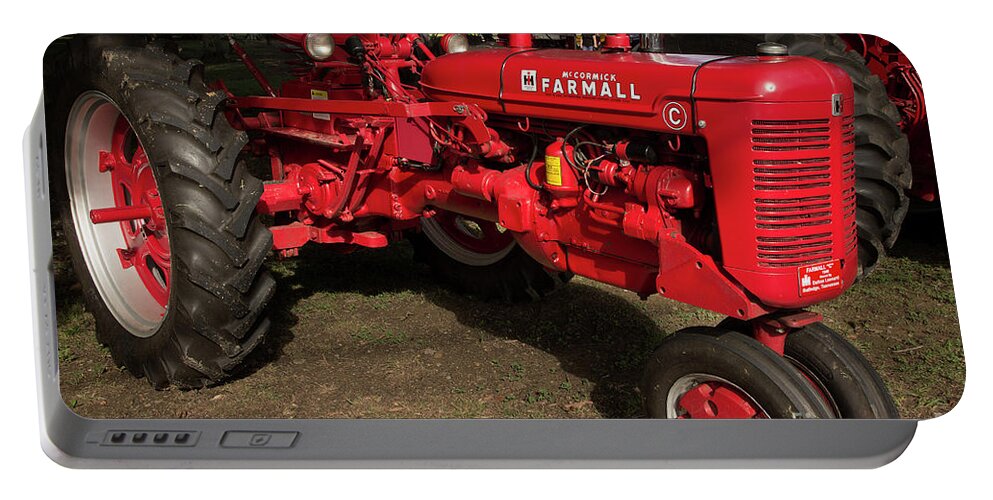 Tractor Portable Battery Charger featuring the photograph Farmall C by Mike Eingle