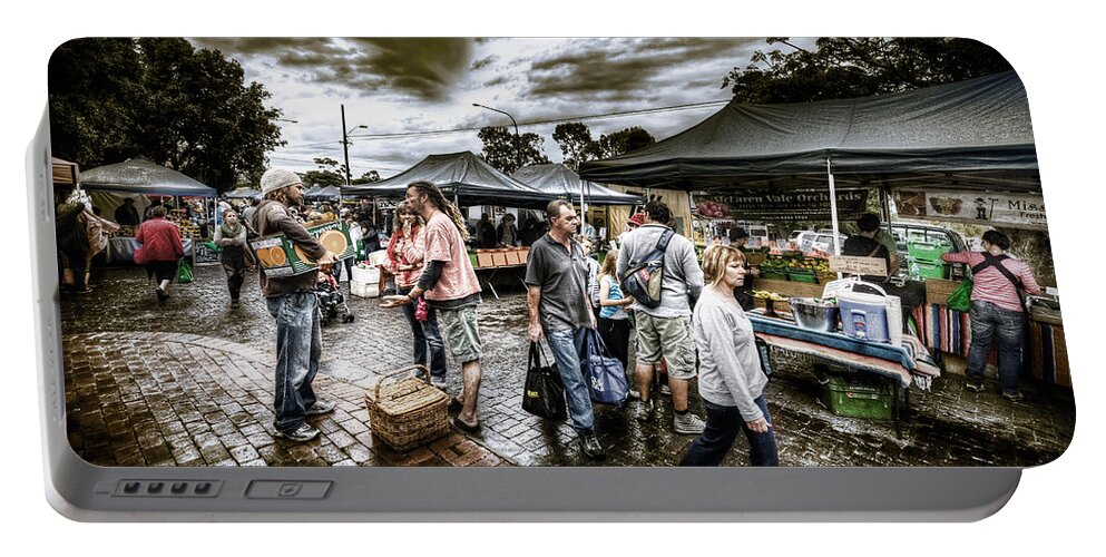 Market Portable Battery Charger featuring the photograph Farmer's Market 3 by Wayne Sherriff