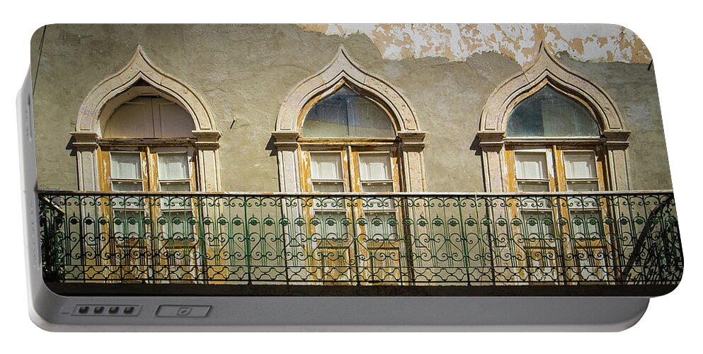 Faro Portable Battery Charger featuring the photograph Faro Balcony by Nigel R Bell