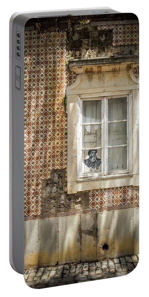Faro Portable Battery Charger featuring the photograph Faro Window by Nigel R Bell