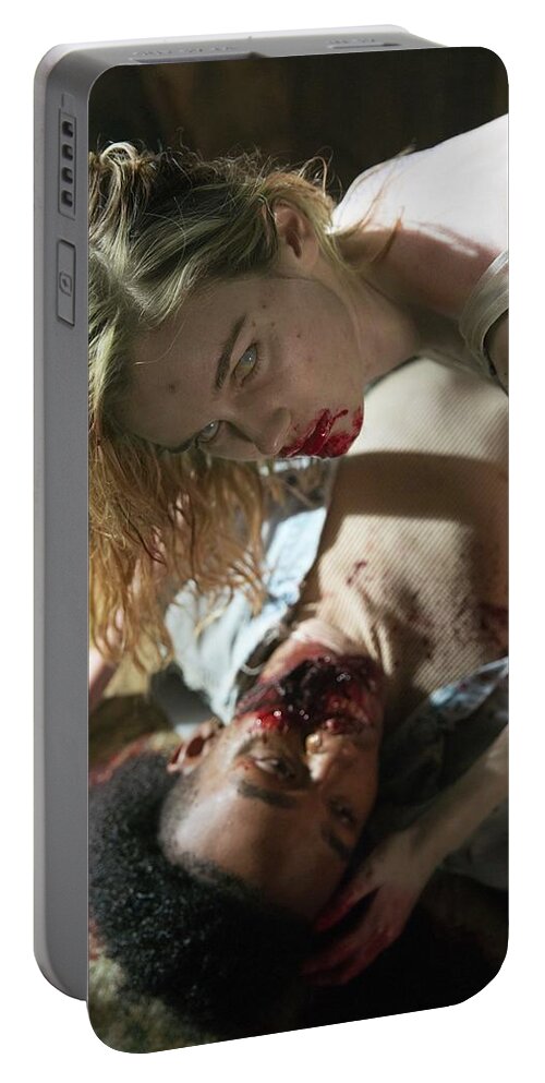 Fear The Walking Dead Portable Battery Charger featuring the photograph Fear the Walking Dead by Jackie Russo