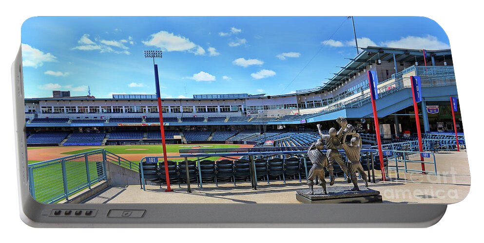 Toledo Mud Hens Portable Battery Charger featuring the photograph Fifth Third Field Toledo Mud Hens 0119 by Jack Schultz
