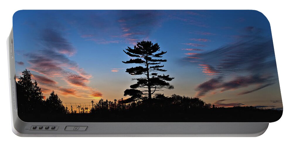 Sunset Portable Battery Charger featuring the photograph Finale by Steve Harrington