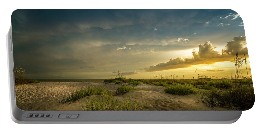 Beach Portable Battery Charger featuring the photograph Finding My Way by Marvin Spates